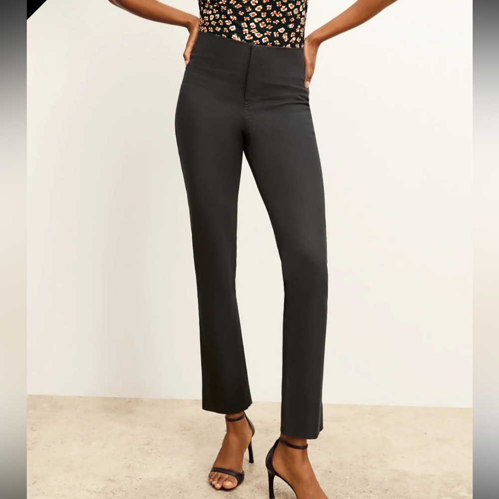 MM Lafleur | Hockley Stretch Straight Ankle Pant Office Minimalist Contemporary